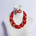 Nature Samoan Lopa Seed Twined W/Shell Necklace